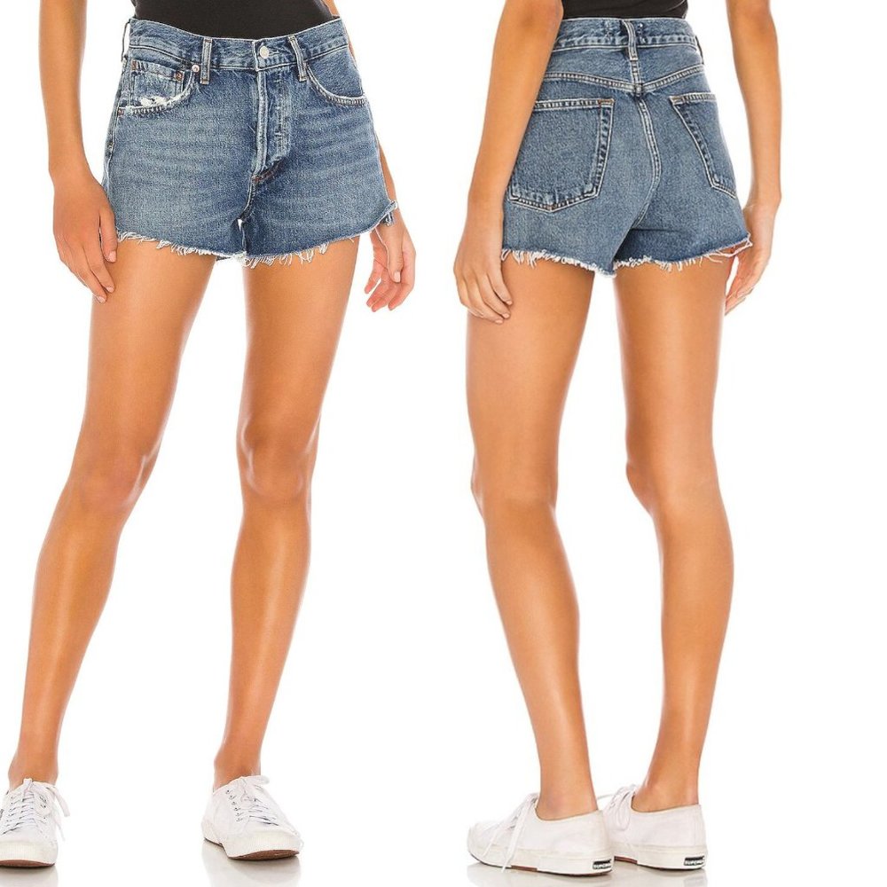Agolde Parker Vintage Cut Off Shorts Lowkey
